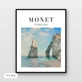 Monet - The Cliffs At Etretat P2
