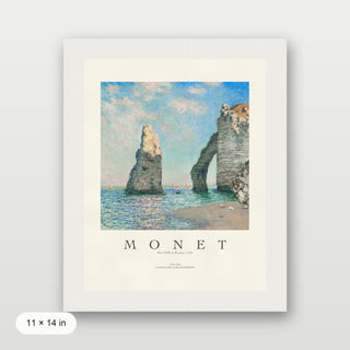 Monet - The Cliffs At Etretat P2
