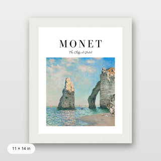 Monet - The Cliffs At Etretat P2