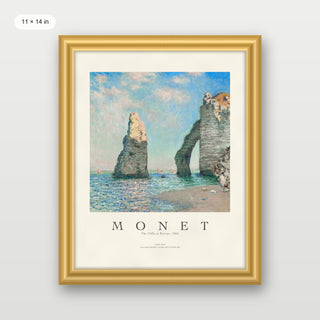 Monet - The Cliffs At Etretat P2