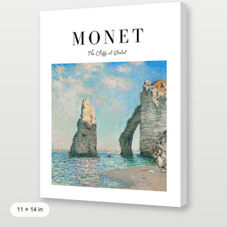 Monet - The Cliffs At Etretat P2
