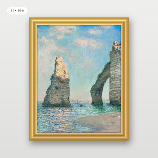 Monet - The Cliffs At Etretat P2