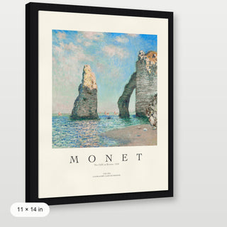 Monet - The Cliffs At Etretat P2