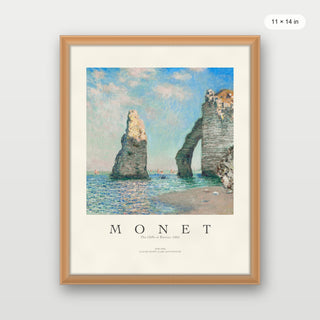 Monet - The Cliffs At Etretat P2