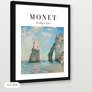 Monet - The Cliffs At Etretat P2
