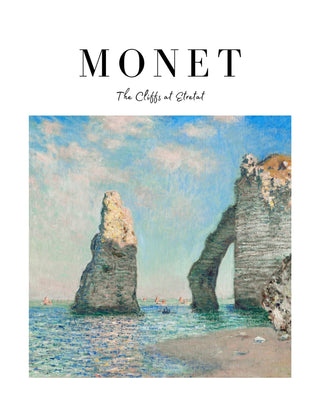 Monet - The Cliffs At Etretat P2