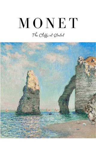 Monet - The Cliffs At Etretat P2