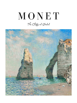 Monet - The Cliffs At Etretat P2