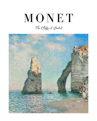 Monet - The Cliffs At Etretat P2