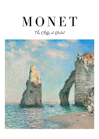 Monet - The Cliffs At Etretat P2