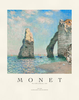 Monet - The Cliffs At Etretat P2