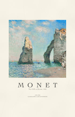 Monet - The Cliffs At Etretat P2