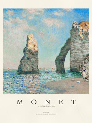 Monet - The Cliffs At Etretat P2