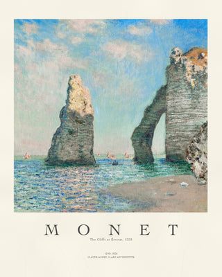 Monet - The Cliffs At Etretat P2