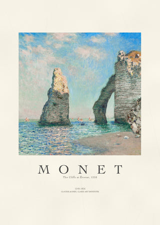 Monet - The Cliffs At Etretat P2