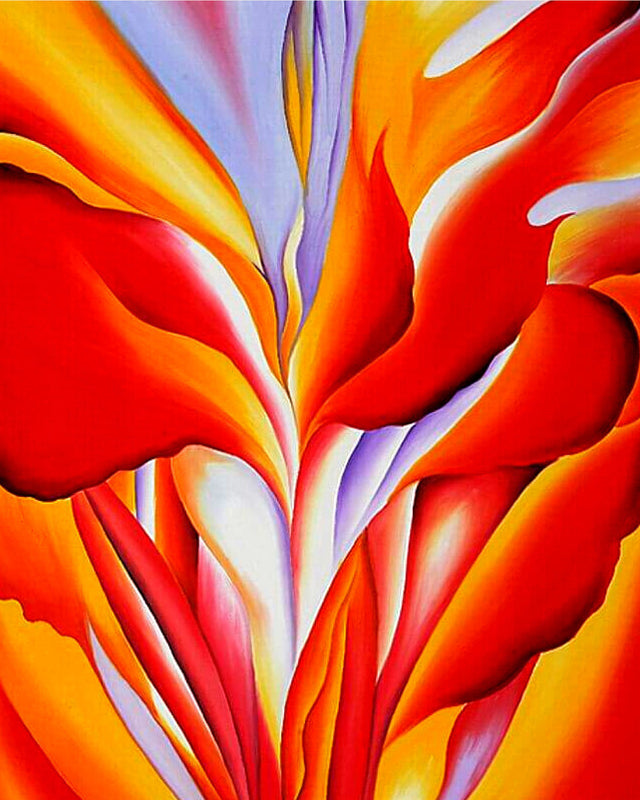 Okeeffe - Red Canna, Full Bleed