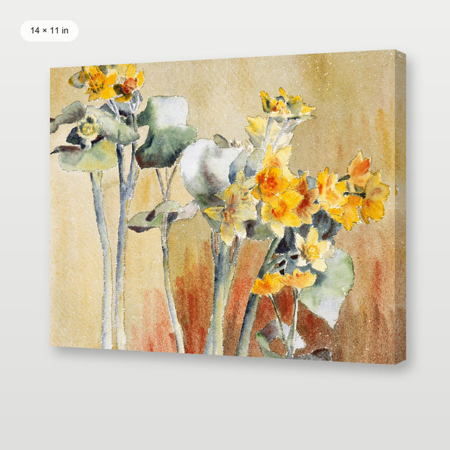 Overbeck - Orange Flower, Gallery Wrap