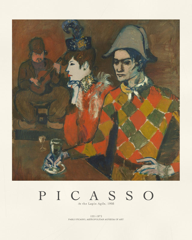 Picasso - Au Lapin Agile, Gallery Style
