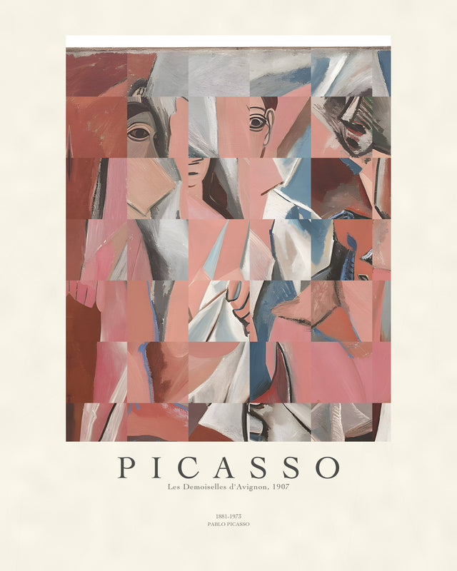 Picasso - Les Demoiselles D'avignon, Gallery Style