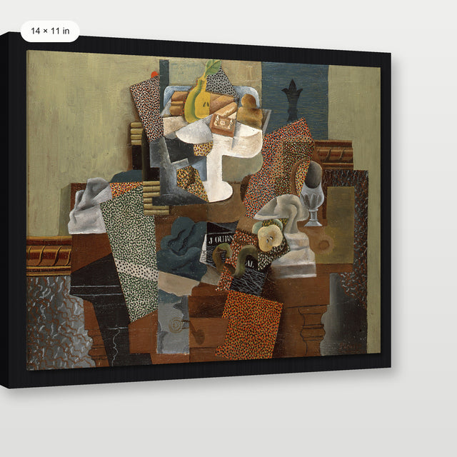 Picasso - Nature Morte Au Compotier, Black Floater Frame