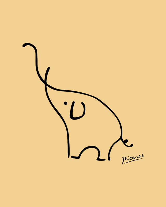 Picasso - The Elephant, Full Bleed