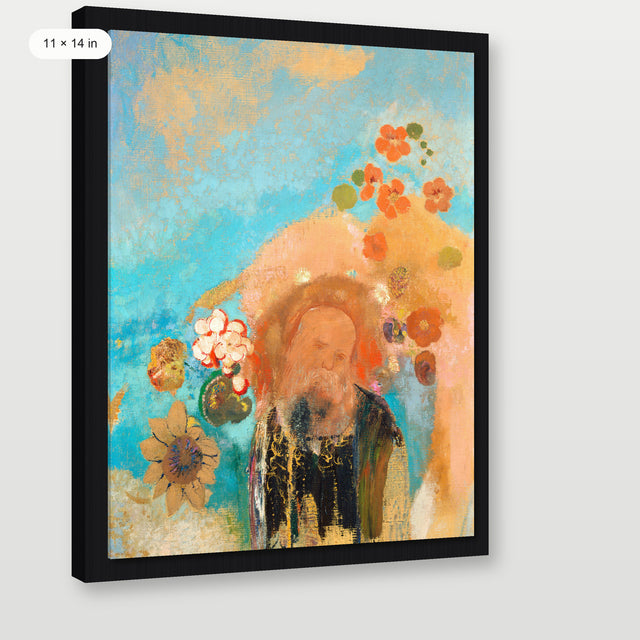 Redon - Evocation of Roussel, Black Floater Frame