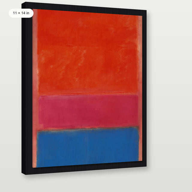 Rothko - No.1 P1, Black Floater Frame