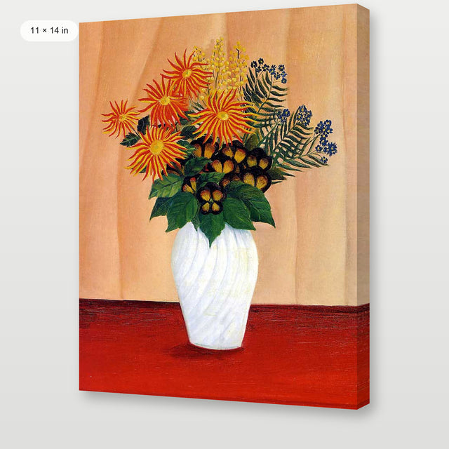 Rousseau - Bouquet Of Flowers, Gallery Wrap
