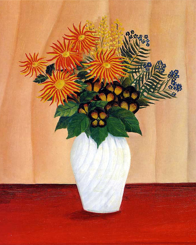 Rousseau - Bouquet Of Flowers, Full Bleed