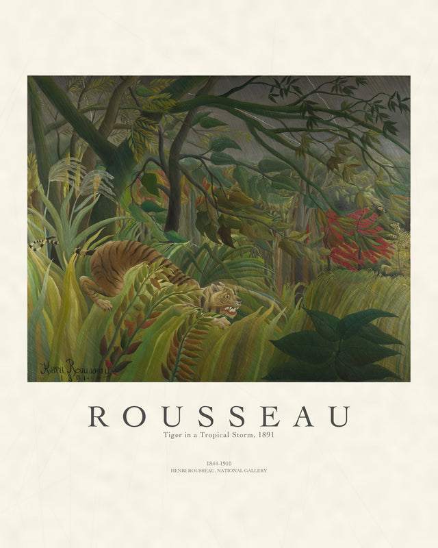 Rousseau - Tiger In A Tropical Storm, Gallery Style