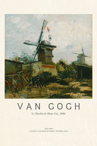Van Gogh - Le Moulin De La Blute - fin