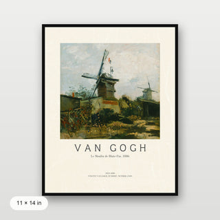 Van Gogh - Le Moulin De La Blute - fin
