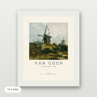 Van Gogh - Le Moulin De La Blute - fin