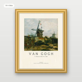 Van Gogh - Le Moulin De La Blute - fin