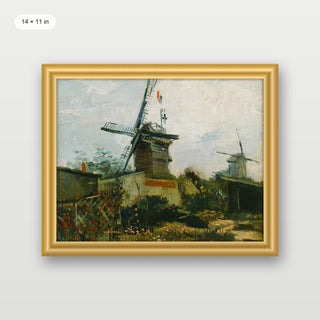 Van Gogh - Le Moulin De La Blute - fin