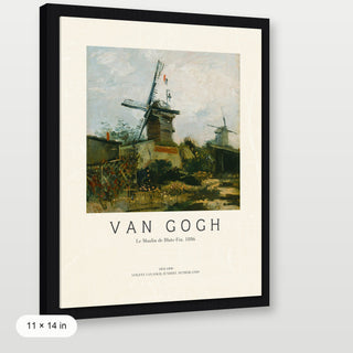 Van Gogh - Le Moulin De La Blute - fin