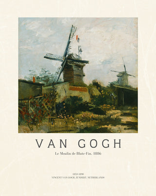 Van Gogh - Le Moulin De La Blute - fin