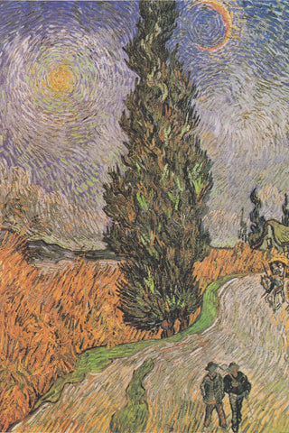 Van Gogh - Road With Cypress And Star