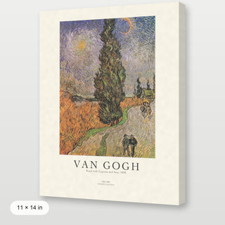 Van Gogh - Road With Cypress And Star