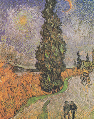 Van Gogh - Road With Cypress And Star