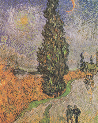 Van Gogh - Road With Cypress And Star