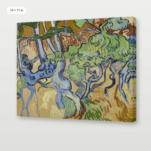 Van Gogh - Tree Roots, Gallery Wrap