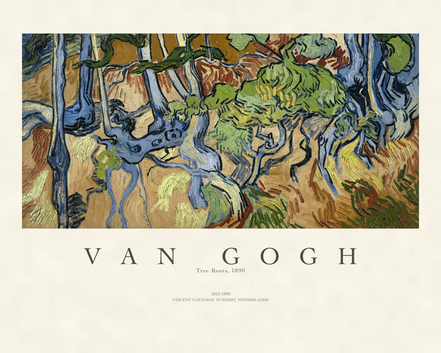 Van Gogh - Tree Roots, Gallery Style