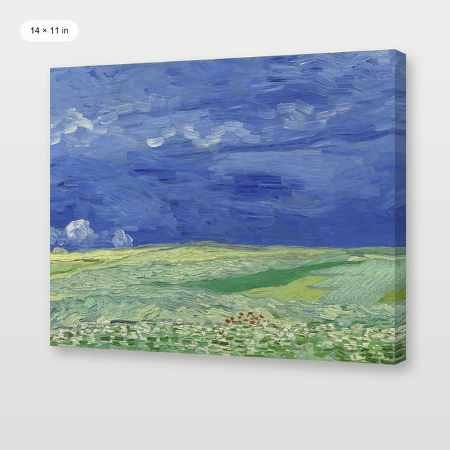 Van Gogh - Wheatfield Under Thunderclouds, Gallery Wrap