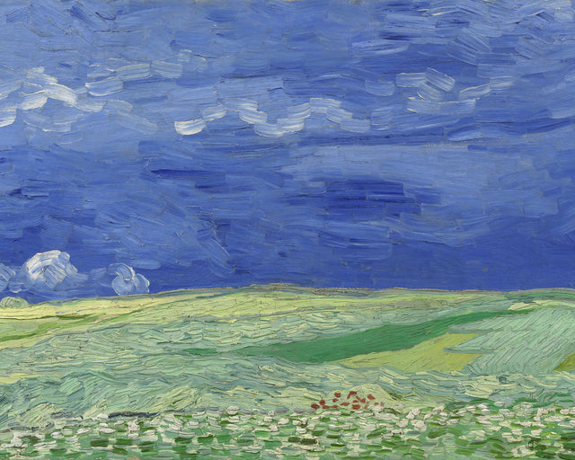 Van Gogh - Wheatfield Under Thunderclouds, Full Bleed