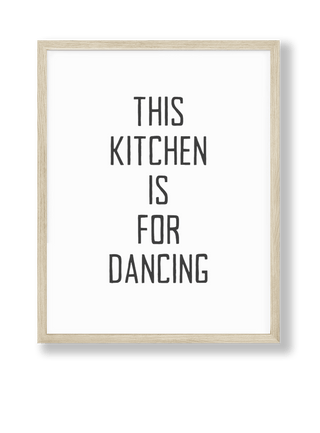 Kitchen Dancing Gallery Wall 5 Art Prints