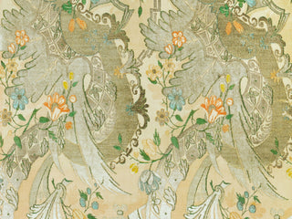 Green Tapestry Art Print | Vintage Art Decor | Antique Art