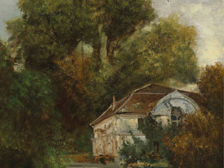 Antique Farmhouse Painting
