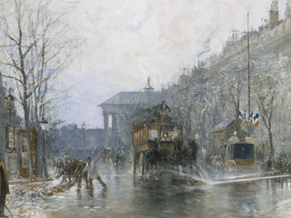Paris Winter Street