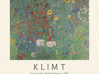 Klimt - Farm Garden with Sunflowers
